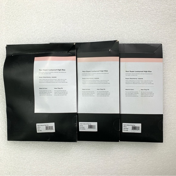 Knix Leakproof High Rise Panties - 3Pk Size XL - Picture 2 of 10